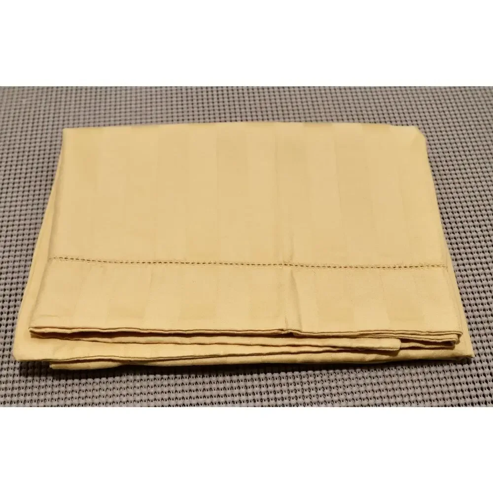 Charter Club EURO Pillowcase 100% Pima Cotton Striped Yellow Sham